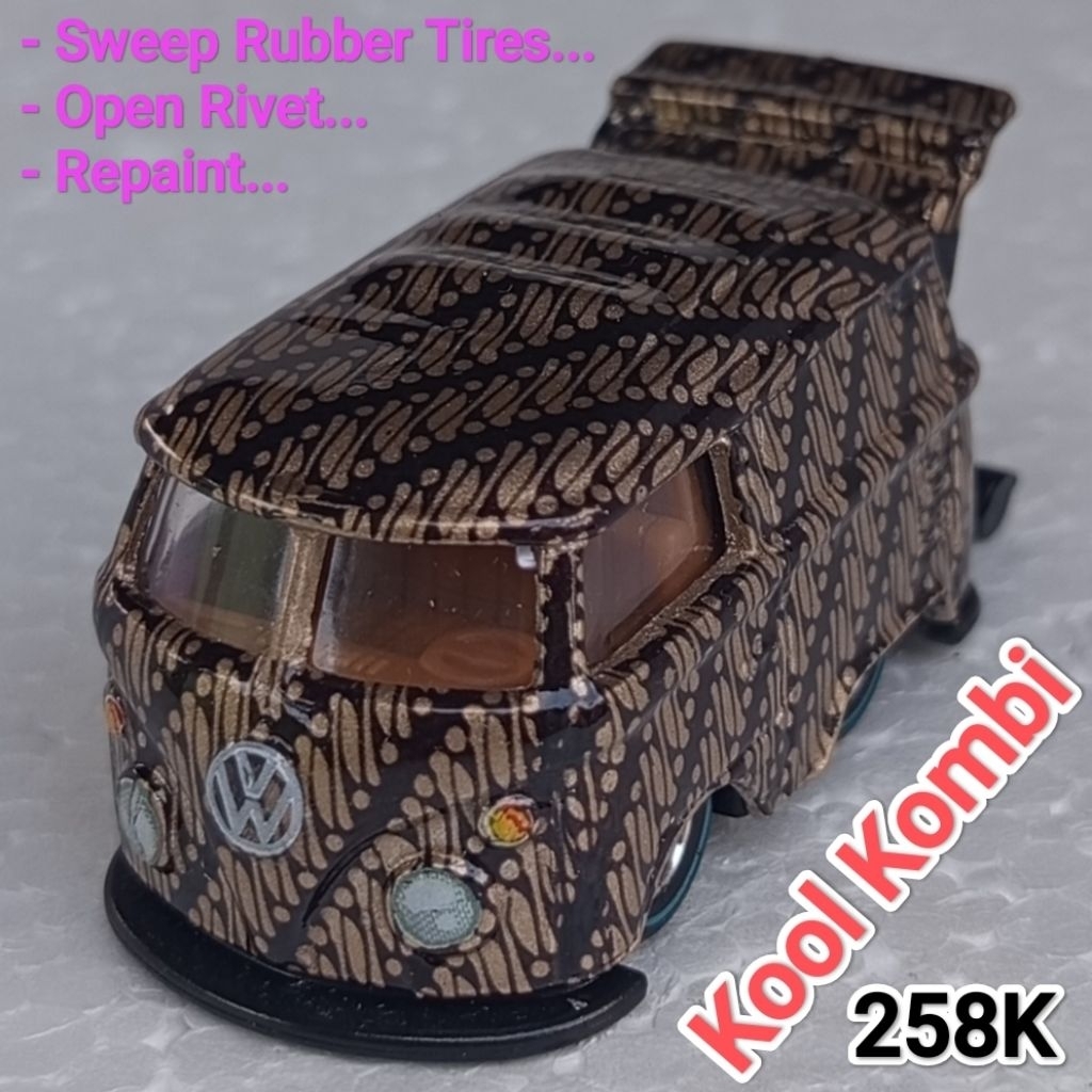 Hot Wheels VW Volkswagen Kool Kombi Custom Batik Loose