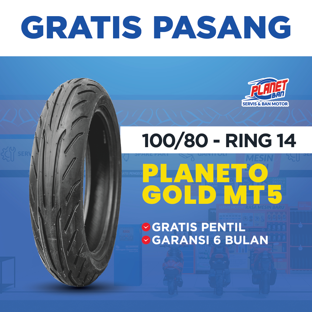 Ban Motor Ring 14 - 100/80 (Ban Motor PCX 150, Vario 160, Vario 125 New, Vario 150)