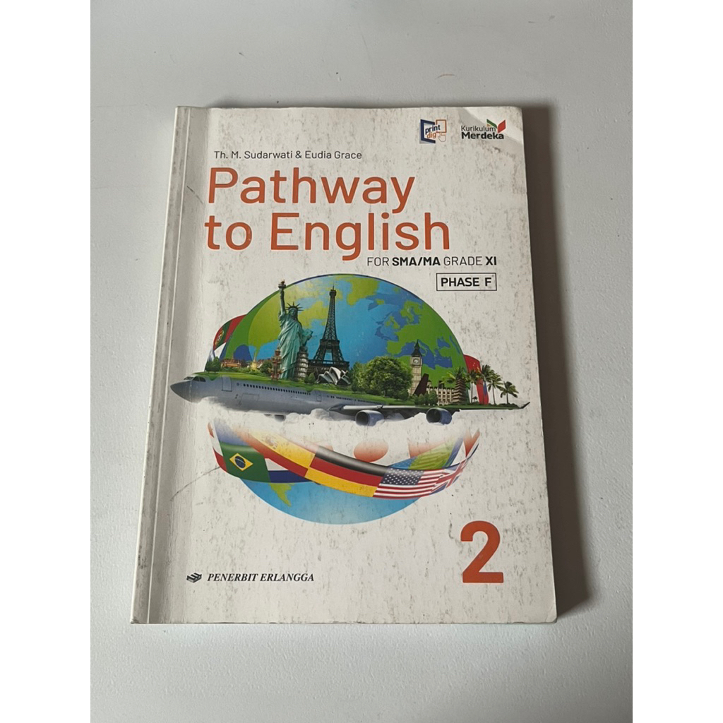 Buku Bahasa Inggris Erlangga Kurikulum Merdeka SMA Kelas 11