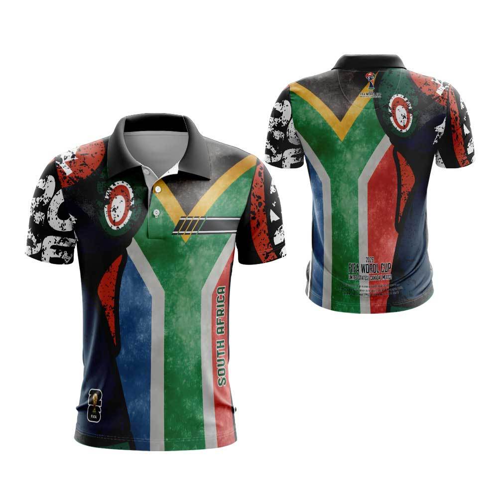 Baju kaos jersey bola AFRIKA SELATAN PIALA DUNIA 2026 Sublime keren trendy kekinian