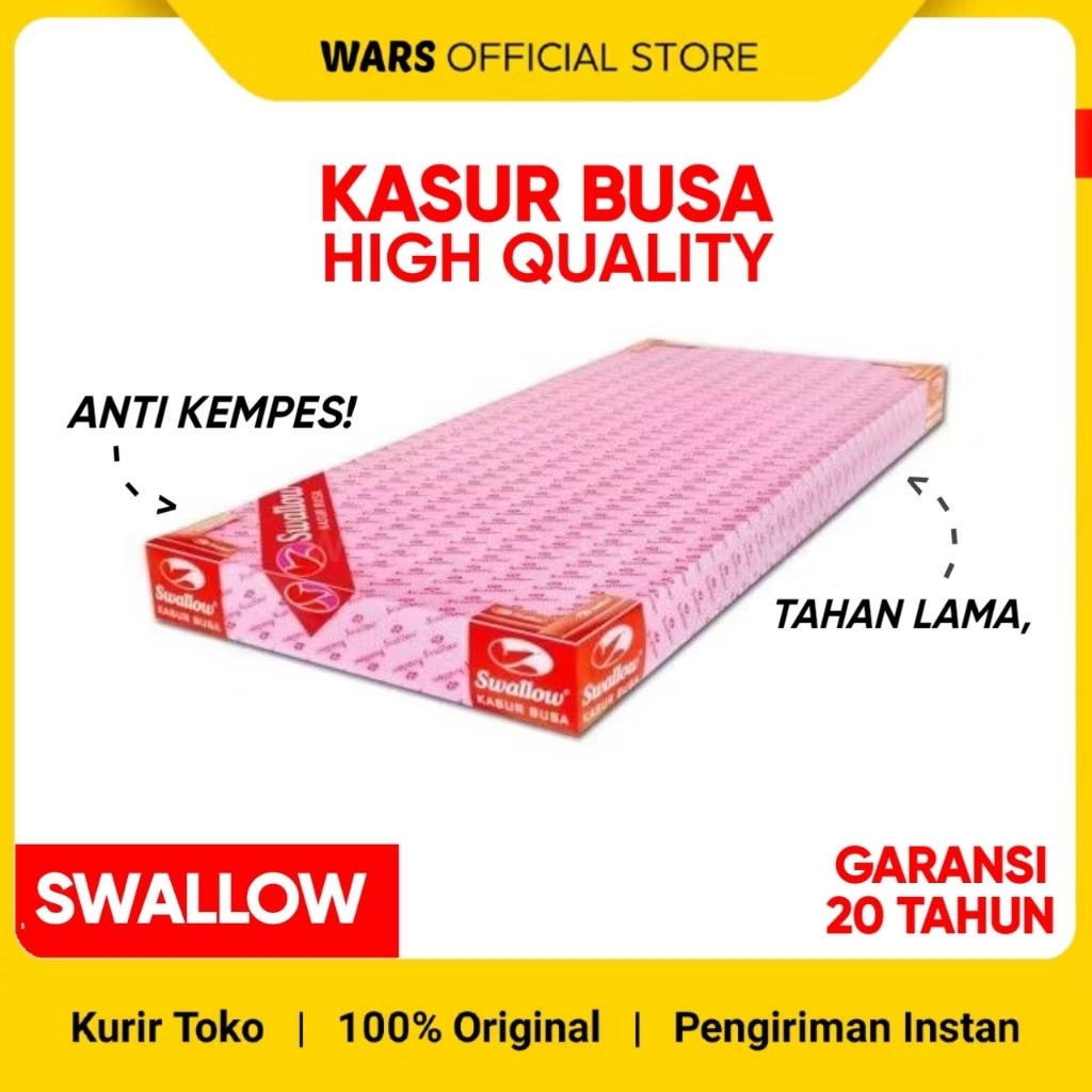 KASUR BUSA SWALLOW GARANSI 20 TAHUN BANDUNG - KASUR BUSA SWALLOW NO 1 2 3 4