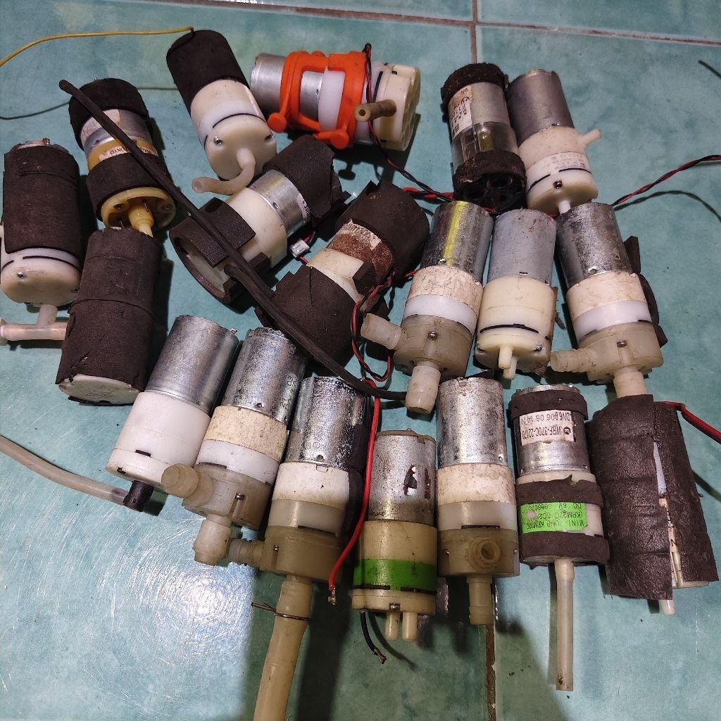 Mini Pump aerator/ pompa mini Dc 5V &12V/ bentuk random