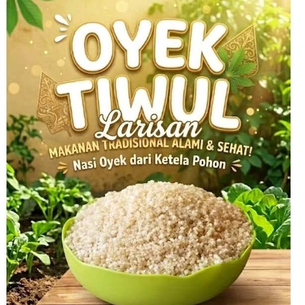 Oyek singkong 1kg/ Tiwul singkong/ oyek/ cocok buat diet rendah gula