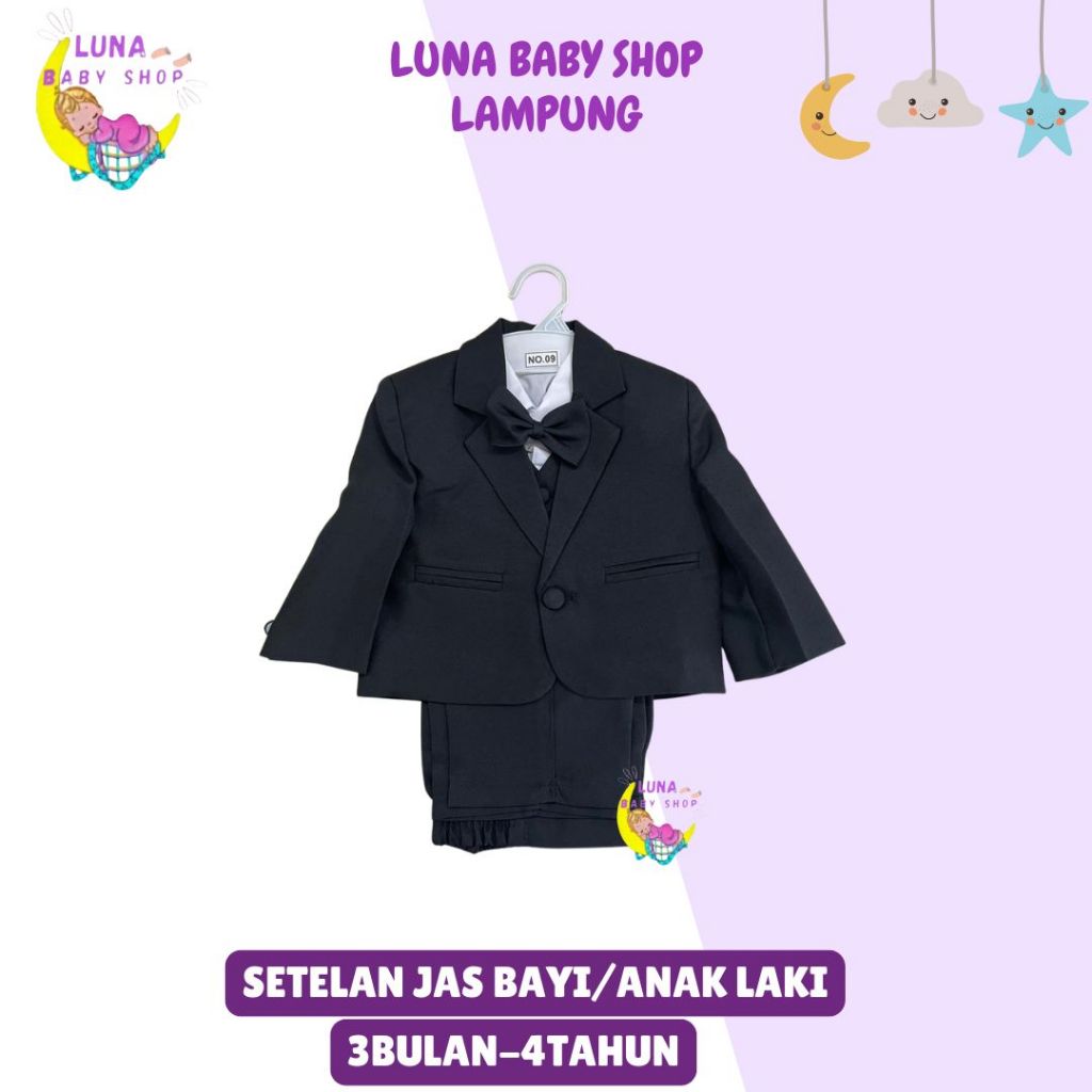 Setelan Jas Bayi/Anak Laki-Laki 3Bulan - 4 Tahun