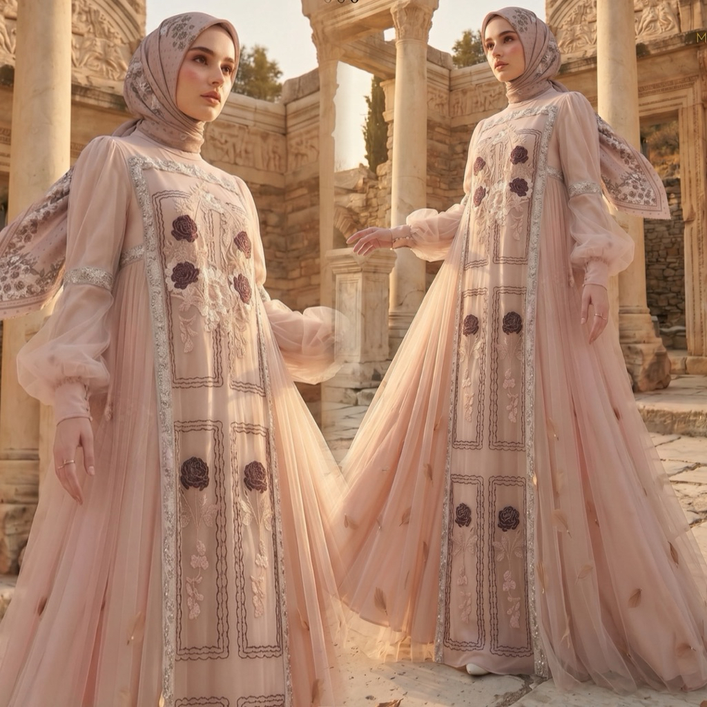 MOTIF HAWA GAMIS DRESS STARLA GRACE ORI BY MOTIF HAWA