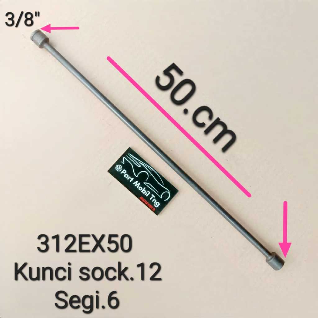 Kunci Shock Mata shok Sok Shock Anak Mata Kunci Shok 3/8 Inch Segi 6 Model Panjang 17 Mm - 25 Cm / 1