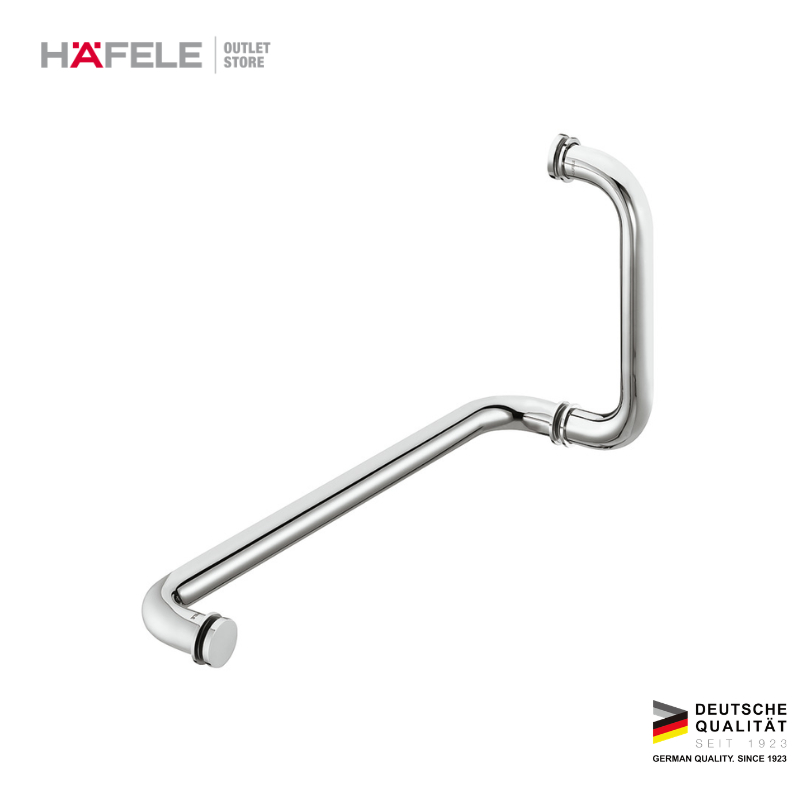 Hafele Handle Pintu Kaca Kamar Mandi + Gantungan Handuk – Shower Door Handle Towel Bar