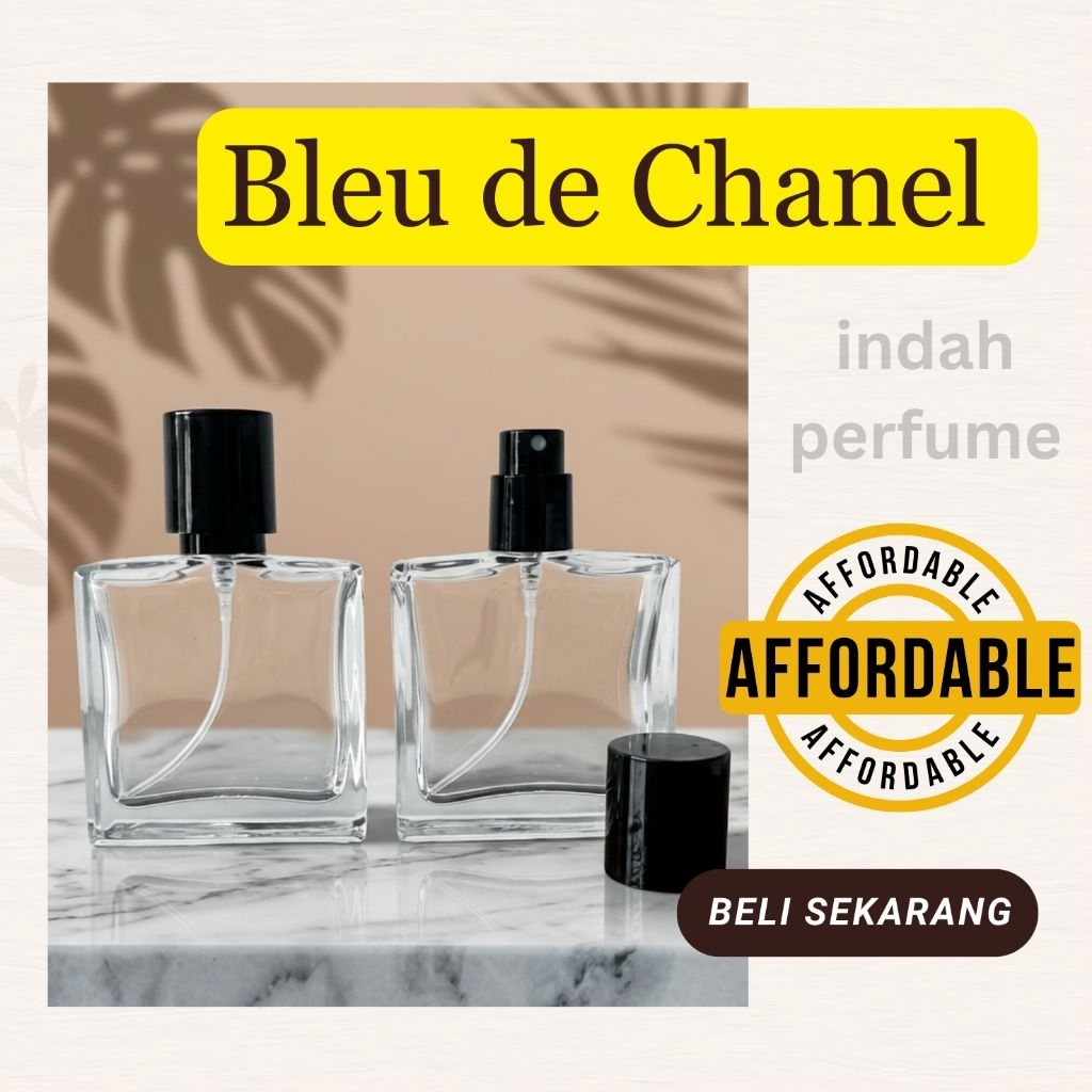 Botol Parfum [ 487-PL ] Bleu de Chanel 30 ml Drat / isi ulang / refill