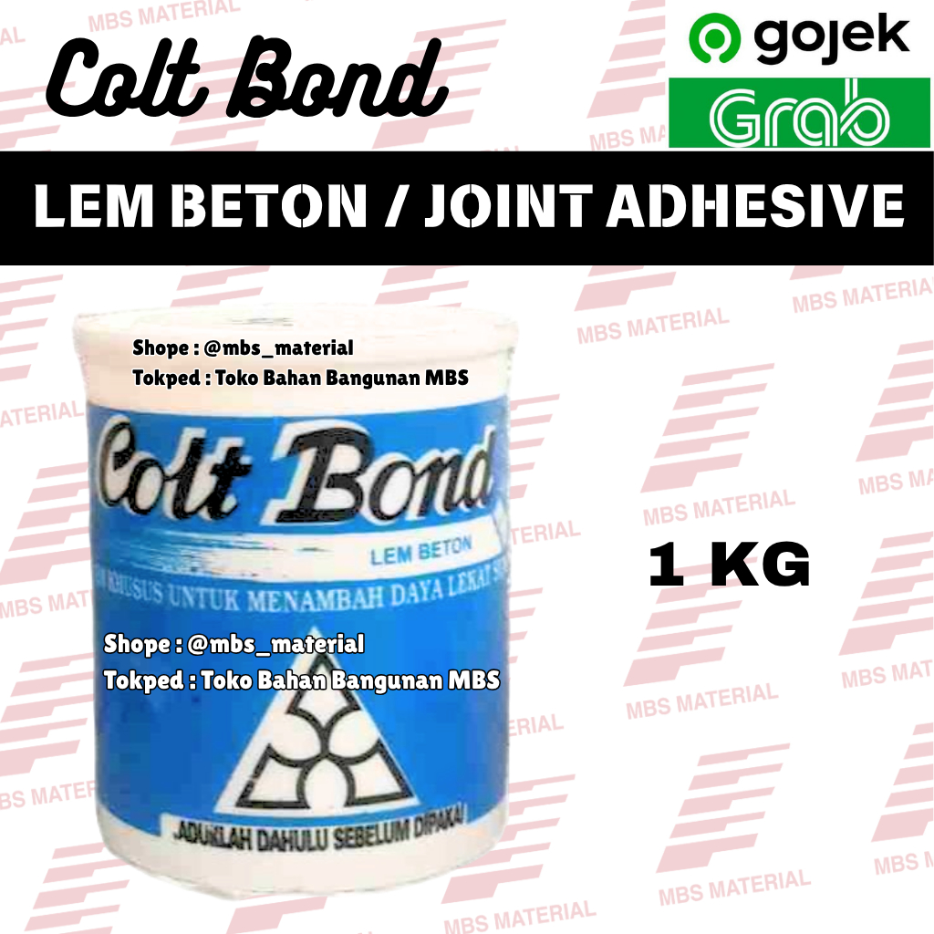 INSTANT & SAME DAY | Lem Cor Beton / Penguat Cor Beton / Lem Semen Colt Bond 1 KG