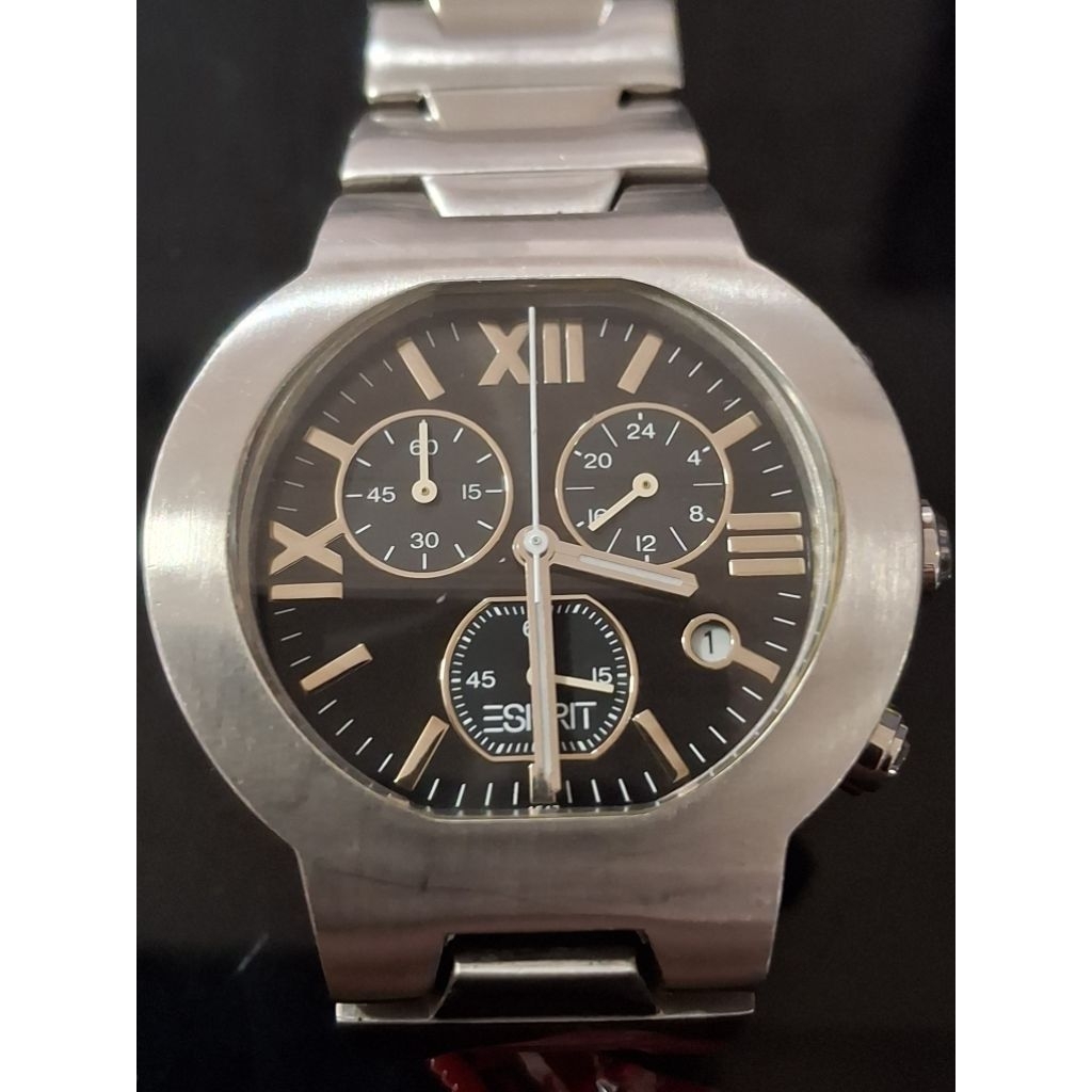 ESPRIT Jam Tangan Pria Wanita  chrono second 1673