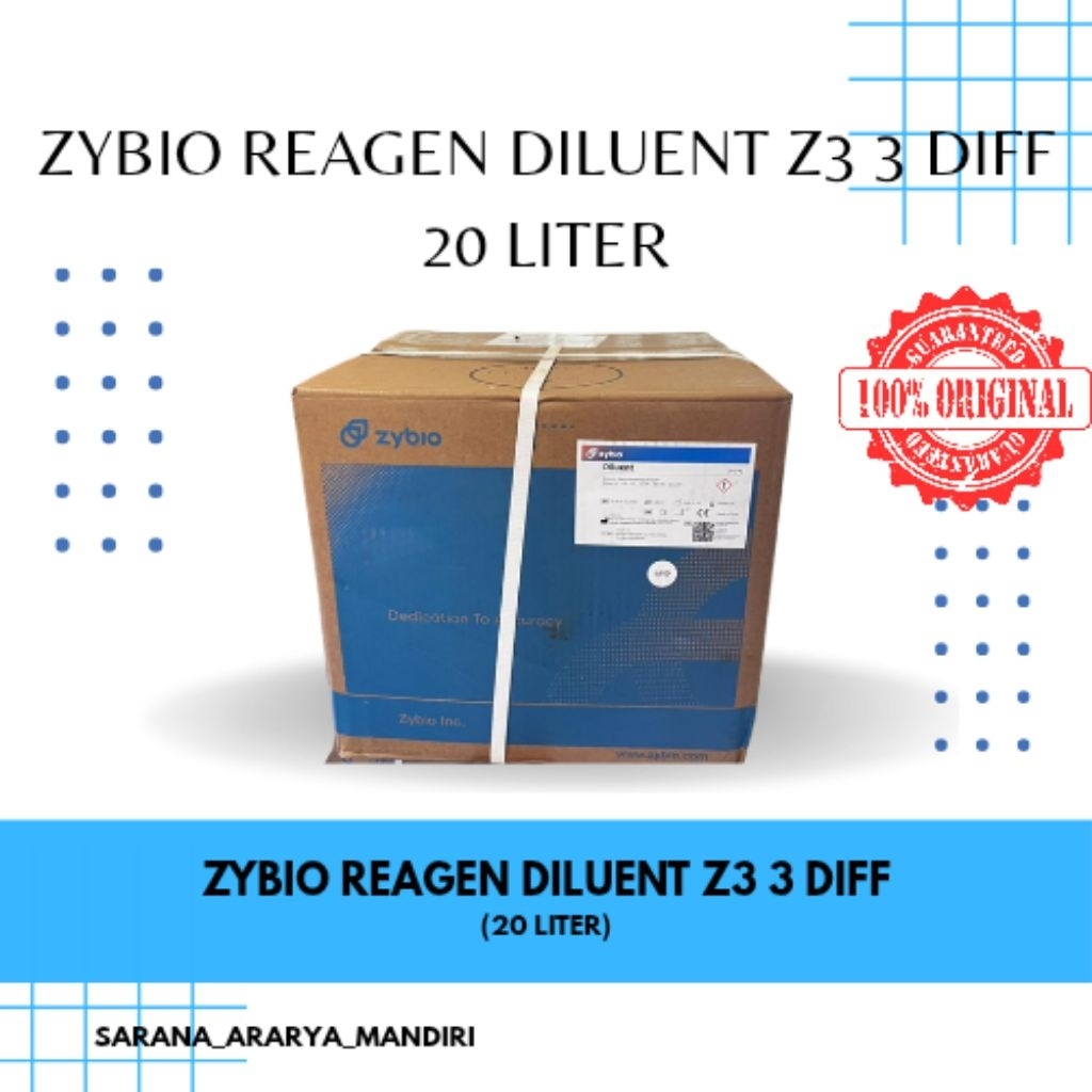 Reagen Zybio Diluent Z3 3Diff 20 liter / Reagen Zybio Diluent Z5 5diff 20 liter