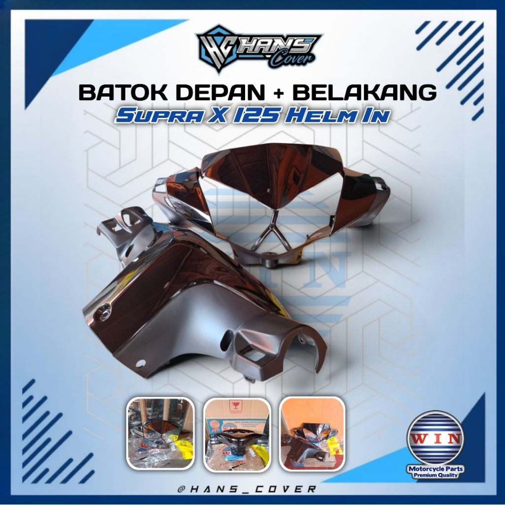 Win Batok Kepala Depan Belakang Supra X 125 Helm In Batok D+b Supra x 125 Helm In Berkualitas