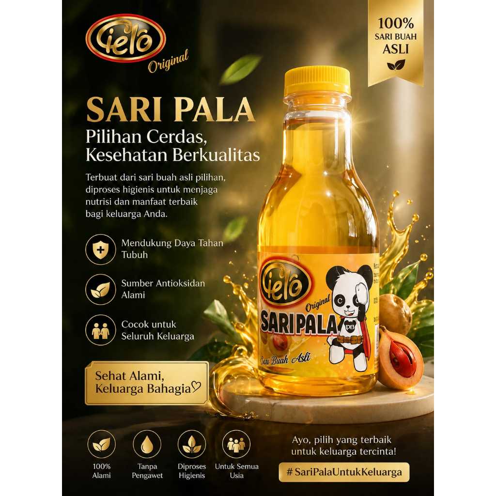 Sari Pala Drink Buah Pala  250 ml
