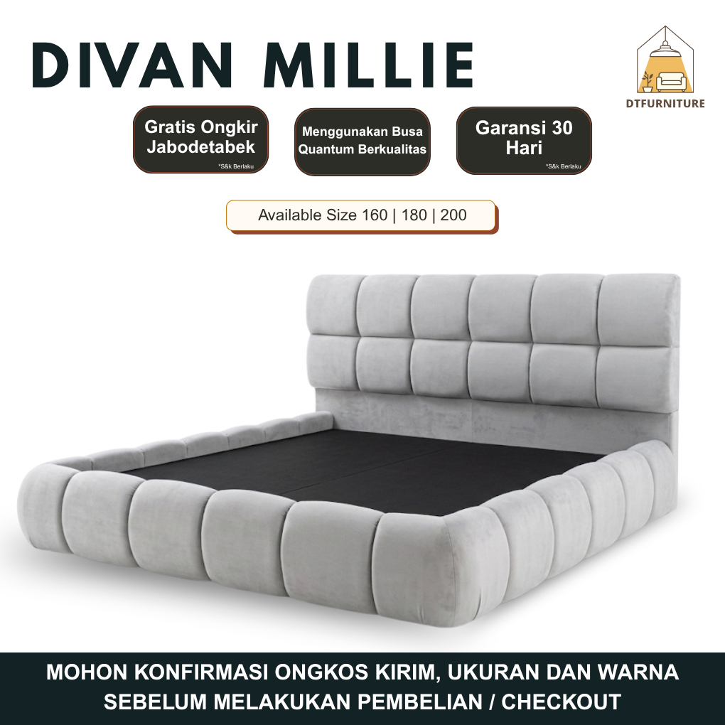 Dipan Hidrolik Millie / Dipan Multifungsi / Dipan Storage