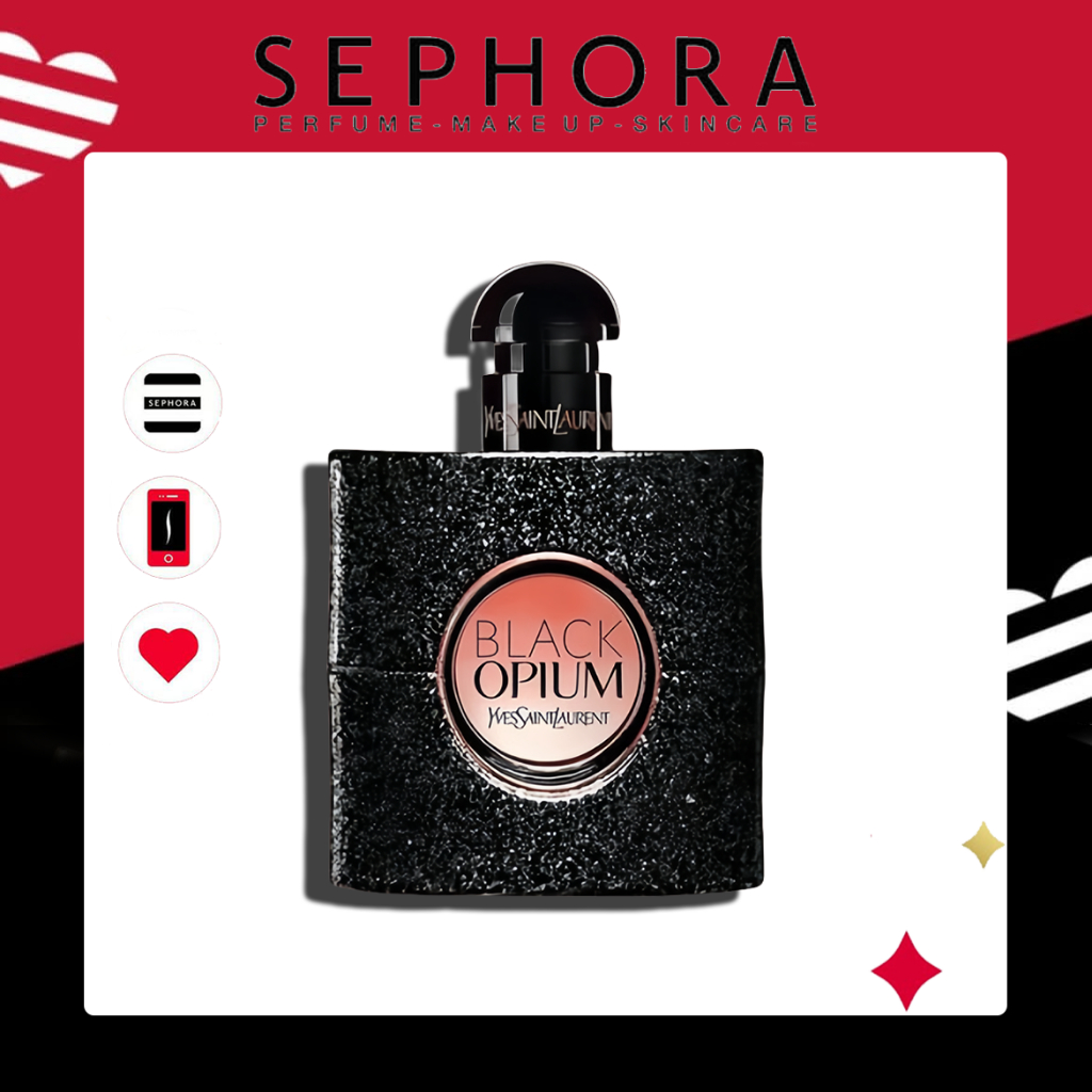 [ 100% Original ] Ysl Black Opium Eau De Parfum Spray For Women 90ML