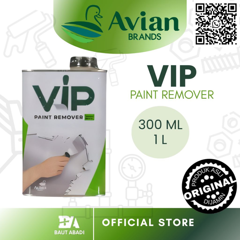 VIP Paint Remover Pembersih Cat Soda Api Penghilang Cat