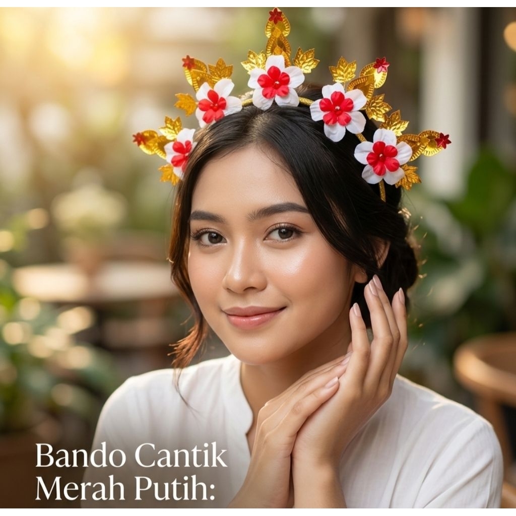 Mahkota Bando Merah Putih Karnaval