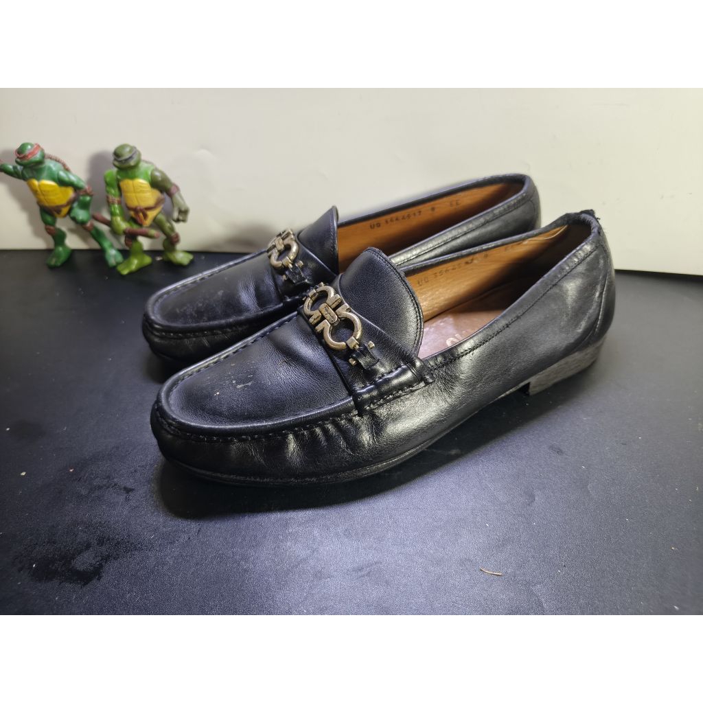 loafers kulit frgm hitam second size 41