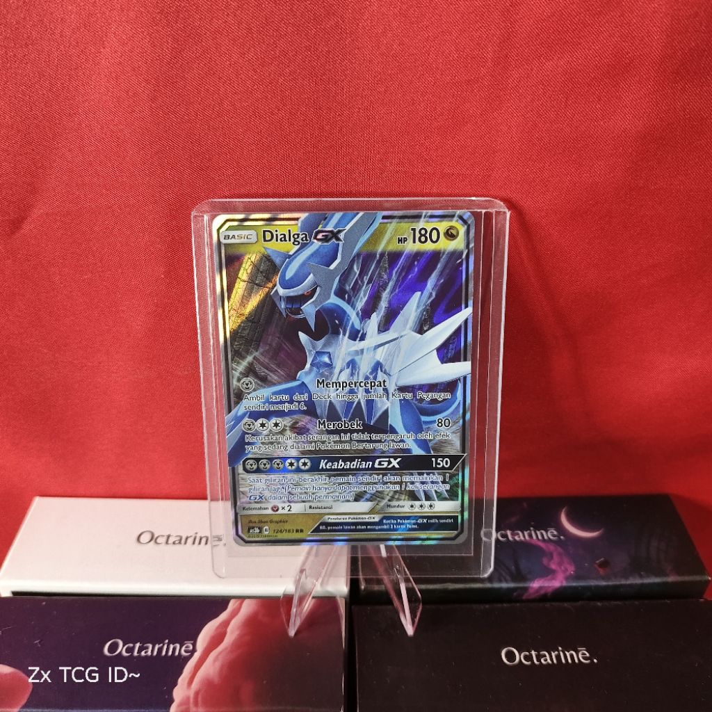 Pokemon Cards TCG Indonesia "Dialga GX" (RR) Holo Original