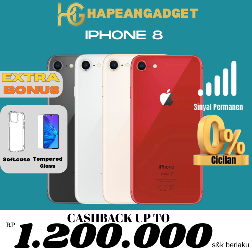 HAPEAN IP 8 64GB 256GB SECOND BEKAS / ORIGINAL NORMAL FULLSET