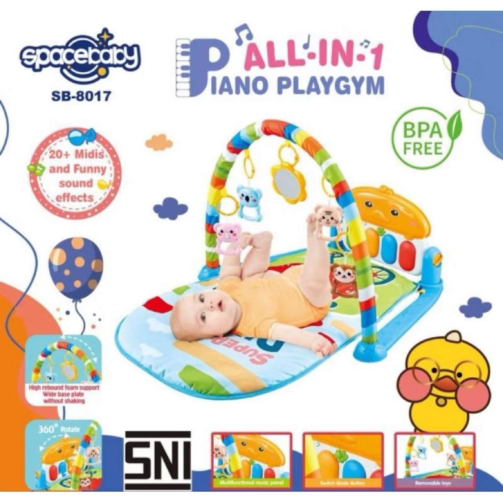 PIANO FITNES PLAYMATE PLAYGYM + PUSH WALKER 2in1  SPACEBABY SB8017 SB8012 SB8013 SB8024 SB8025 SB802