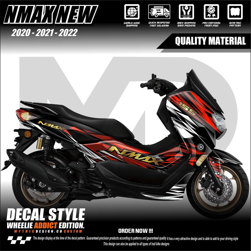 Decal Sticker Dekal Stiker Motor Yamaha New Nmax 2020 - 2021 - 2022 Facelift ABS - non ABS Fullbody 