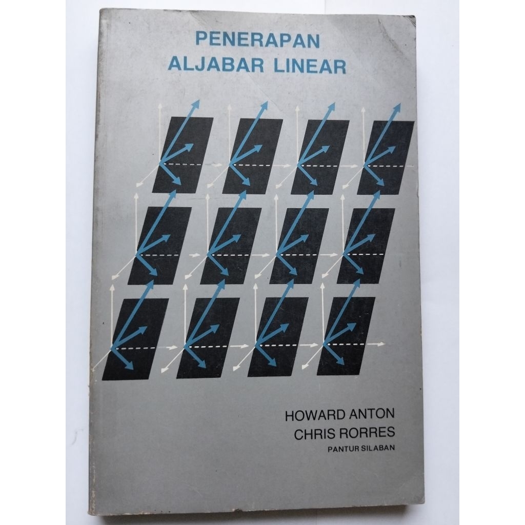 Buku Penerapan Aljabar Linear Oleh Howard Anton