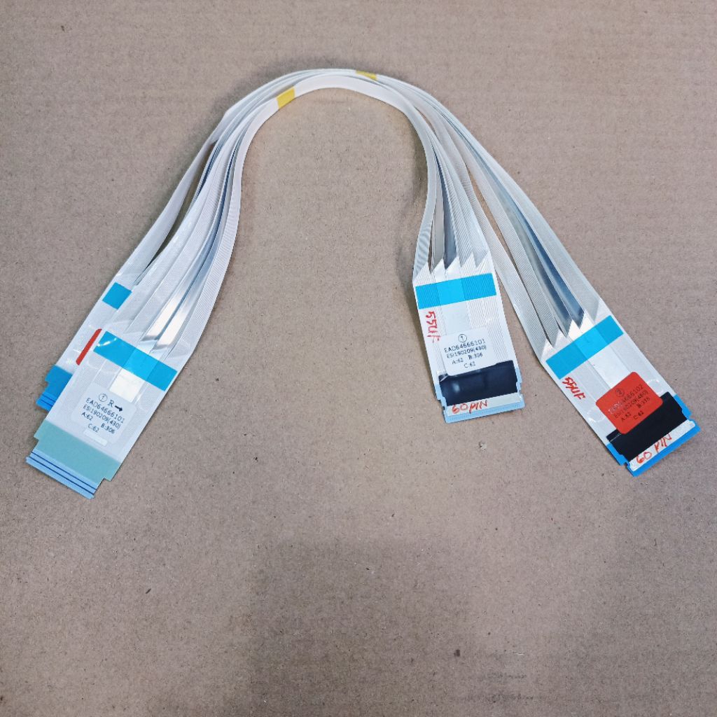 kabel lvds tv lg 55uk640ptd 60pin - kabel fleksibel tv lg 55uk6400ptd