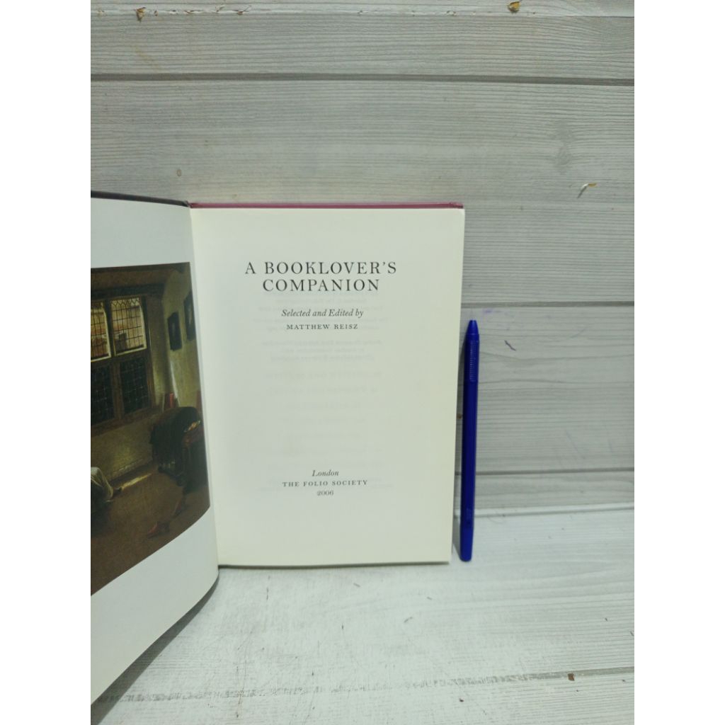 A Booklover's Companion BY Folio Society