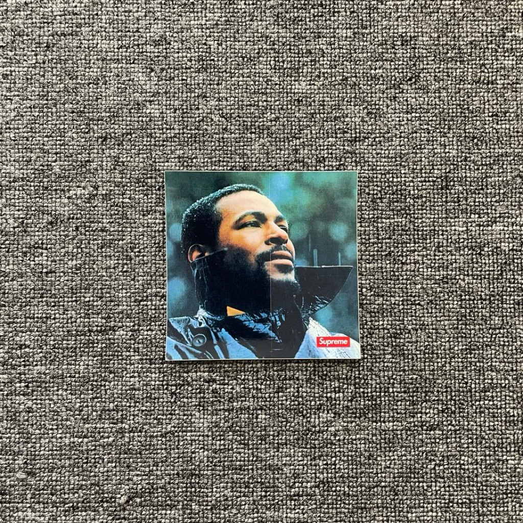 SUP**ME MARVIN GAYE STICKER