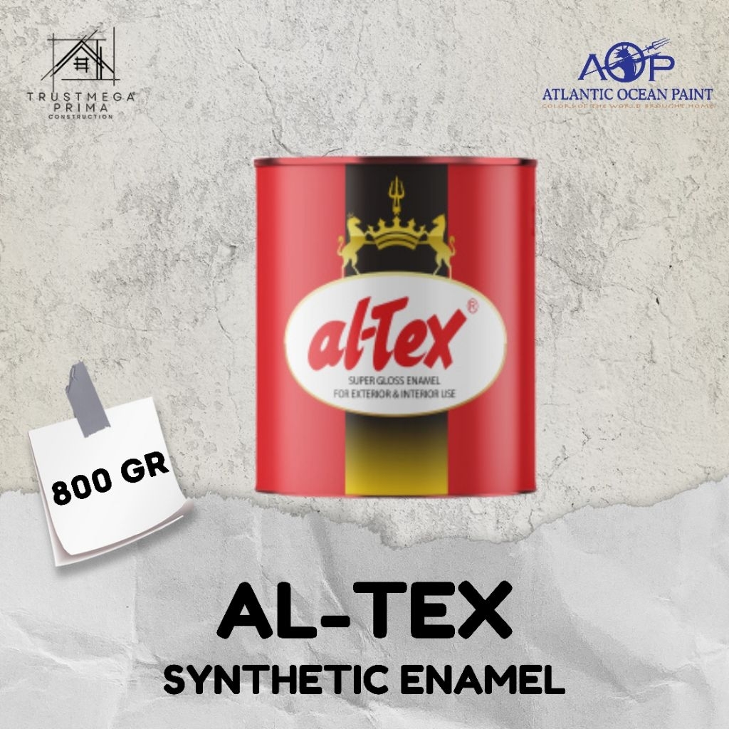 ALTEX CAT KAYU DAN BESI 800 GR