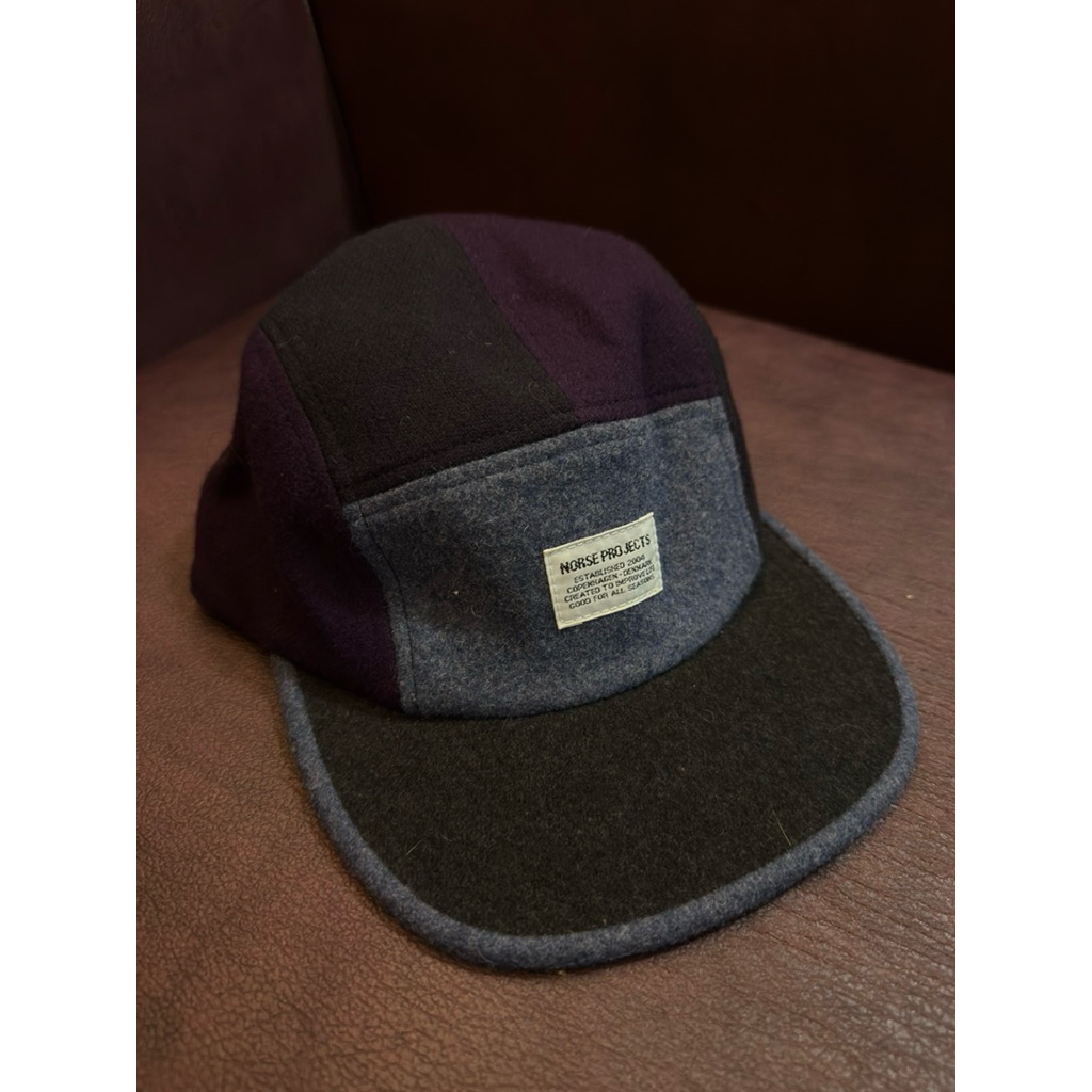 Norse Projects Multi Color Wool 5 panel Camp Hat | Neighborhood wtaps sacai