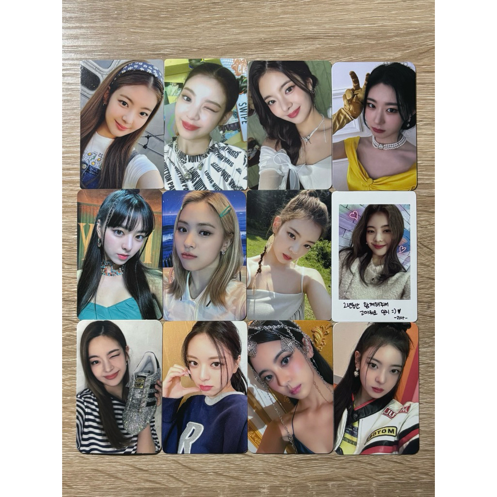 Photocard PC Yeji Lia Ryujin Yuna Chaeryeong ITZY Sneakers Checkmate Cheshire Kill My Doubt Cake POB