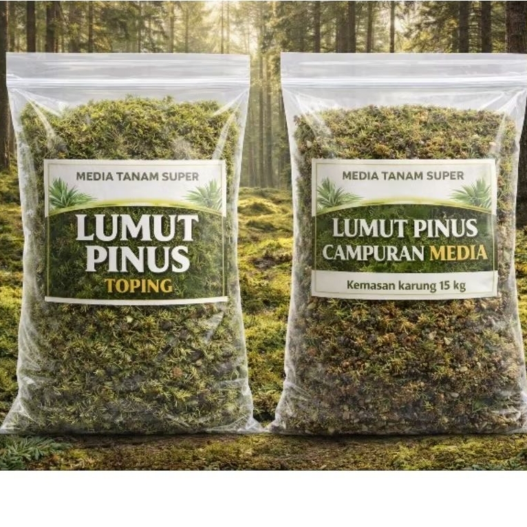 GROSIR PROMO TERMURAH 2KG LUMUT PINUS HIDUP