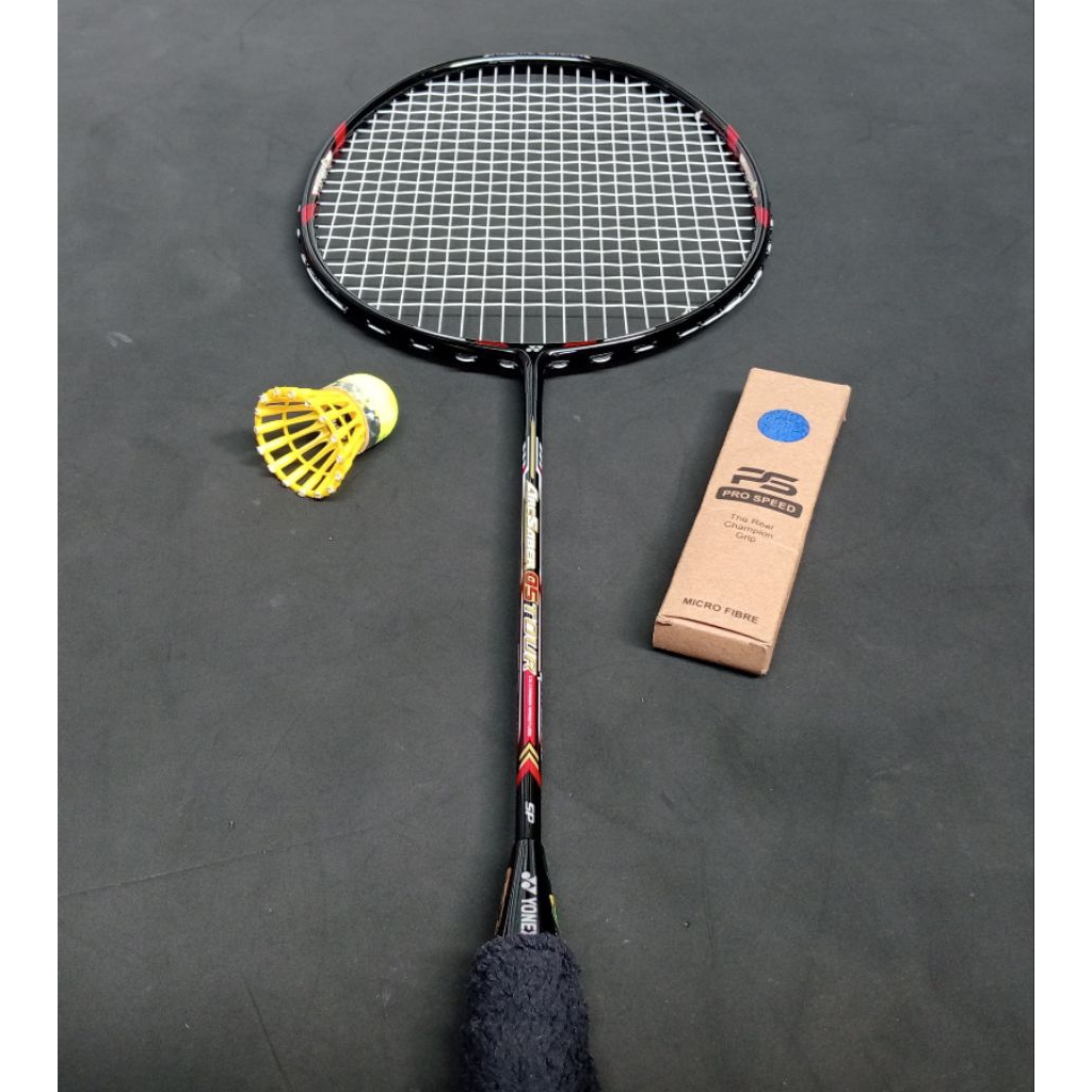 Raket badminton bekas second original yonex arcsaber 05 tour