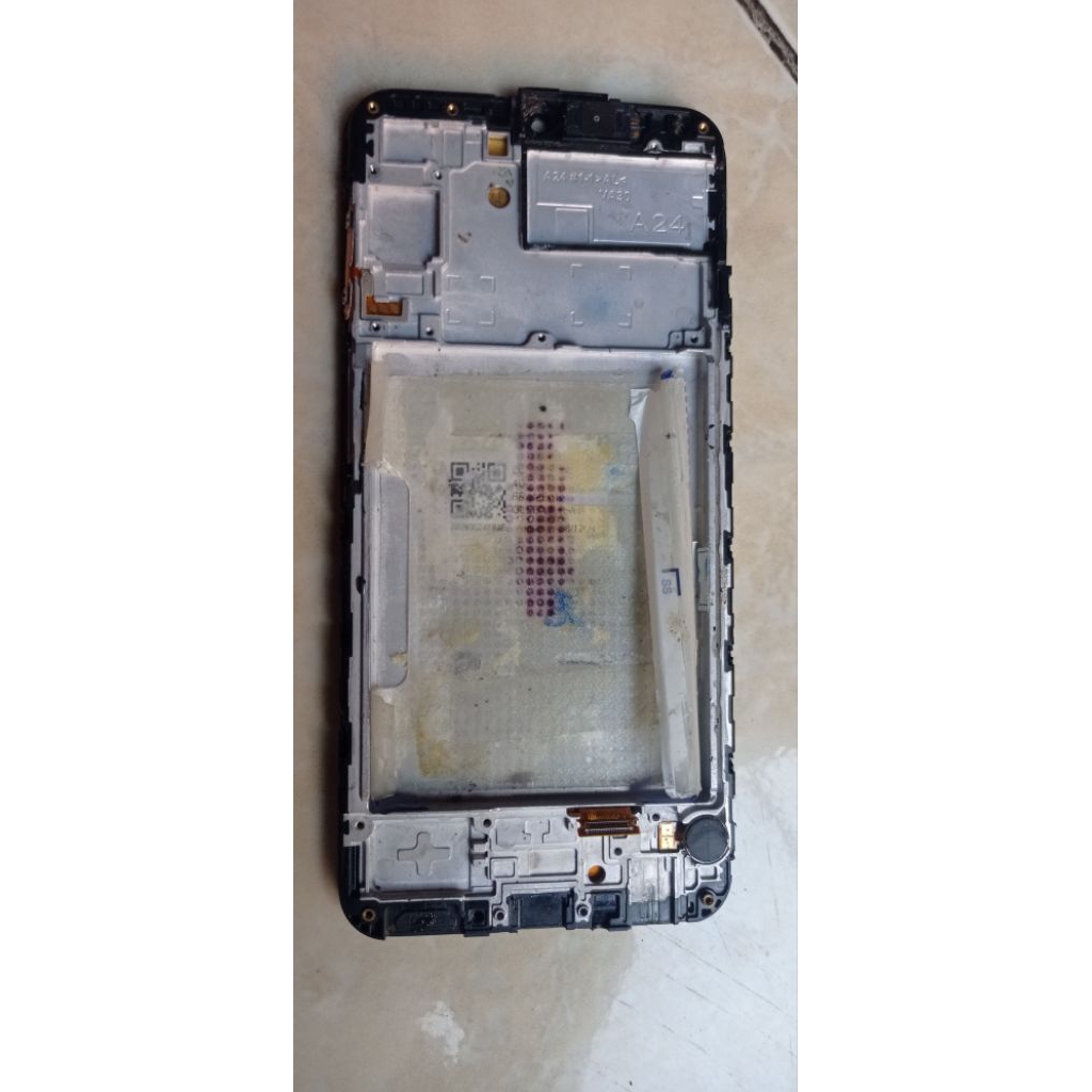LCD samsung a24 AMOLED original copotan normal minus retak kaca LCD