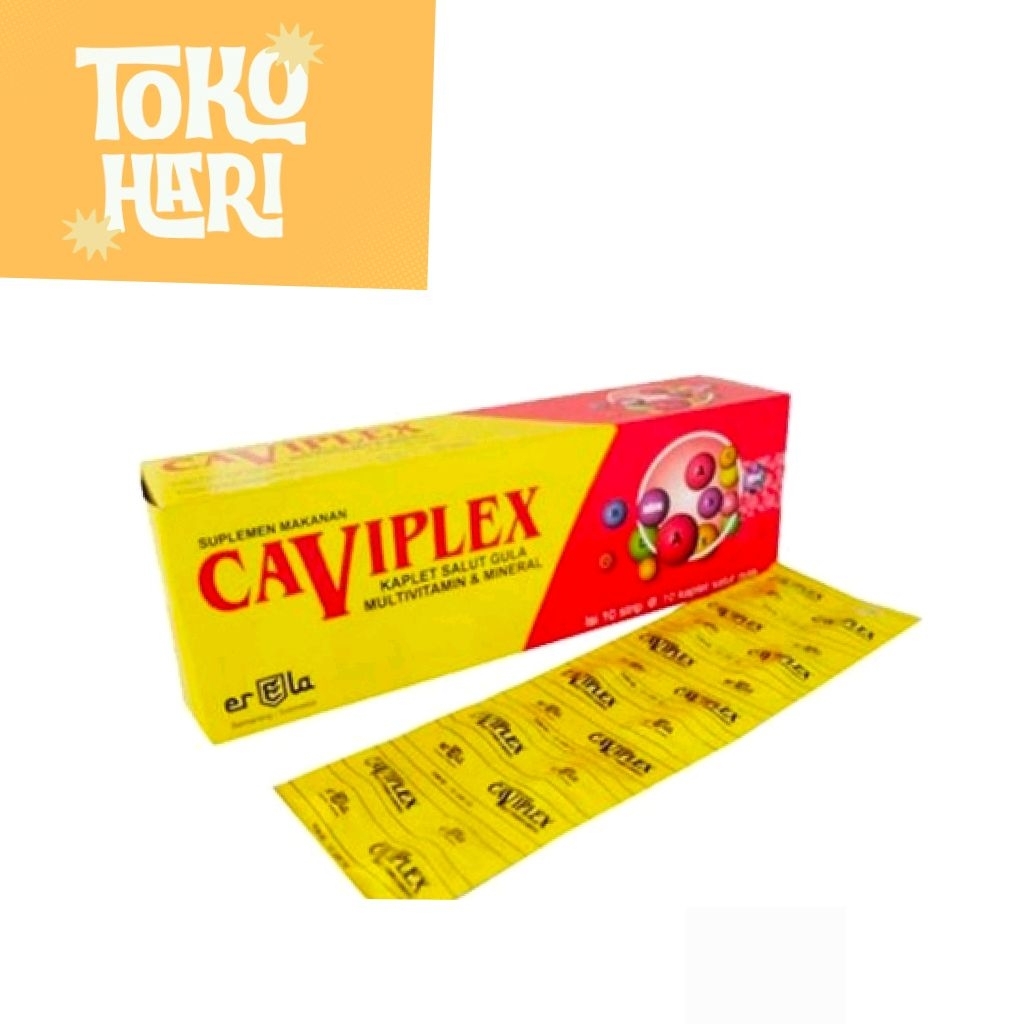 CAVIPLEX TABLET 1 BOX 100 Kaplet MULTIVITAMIN DEWASA