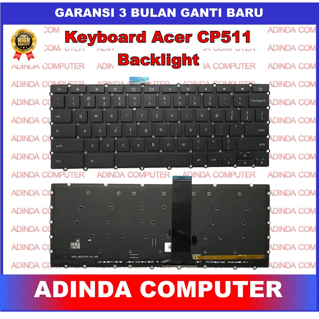 Keyboard Acer Chromebook Spin 11 CP511 CP511-1H CP511-1HN CP511-2HT R752 R752t R752tn