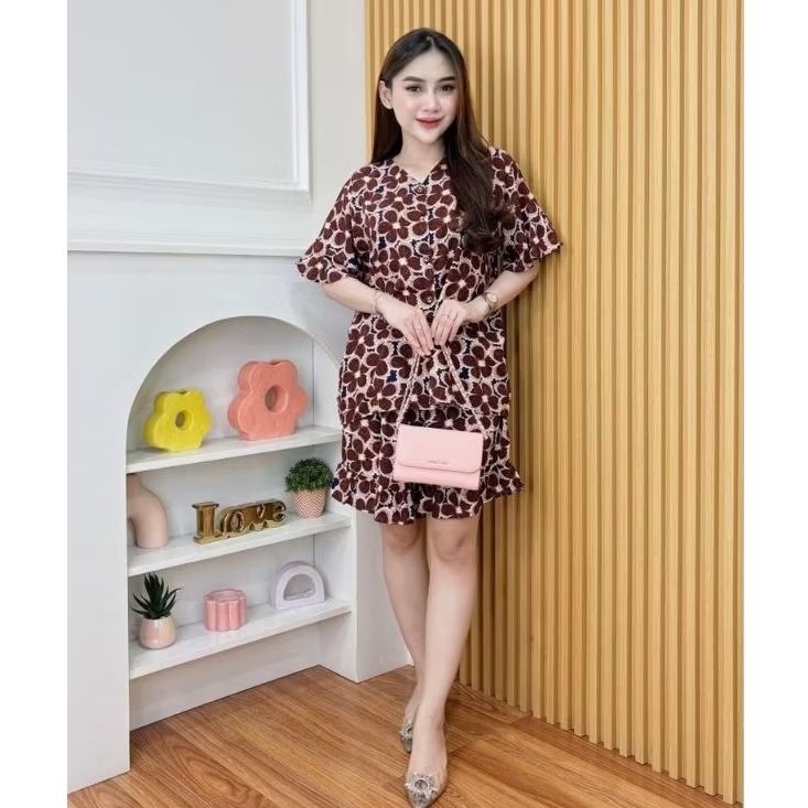 Cherry Piyama HD.id Dailywear One Set Jumbo Busui Friendly