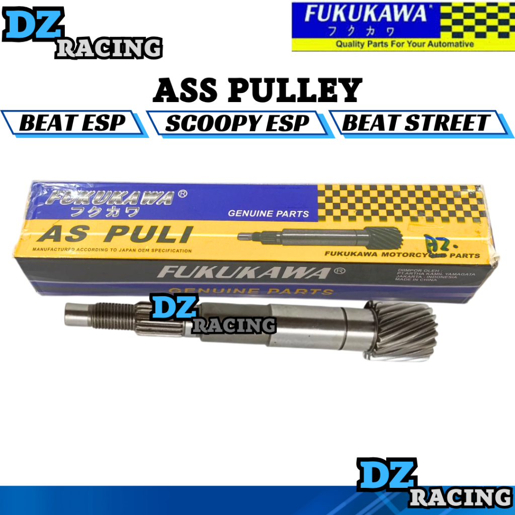 Ass Pully Beat Esp Scoopy Esp Beat Street Vario 110 Esp Ass pulley Shaft Drive Belakang Fukukawa