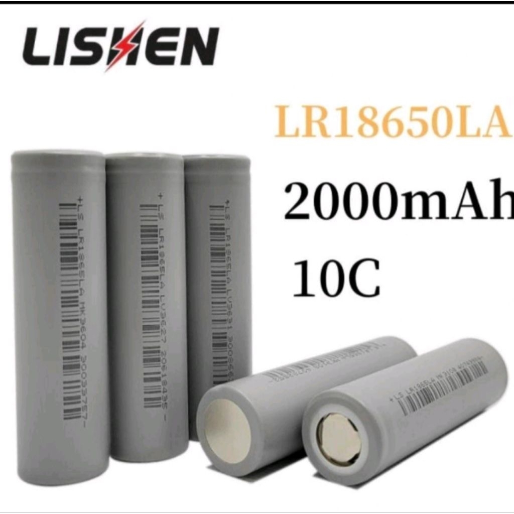 NEW PART battery 18650 Lishen ORI 2000mah rechargable batre baterai power 2000 mah LR1865LA Lishen 1