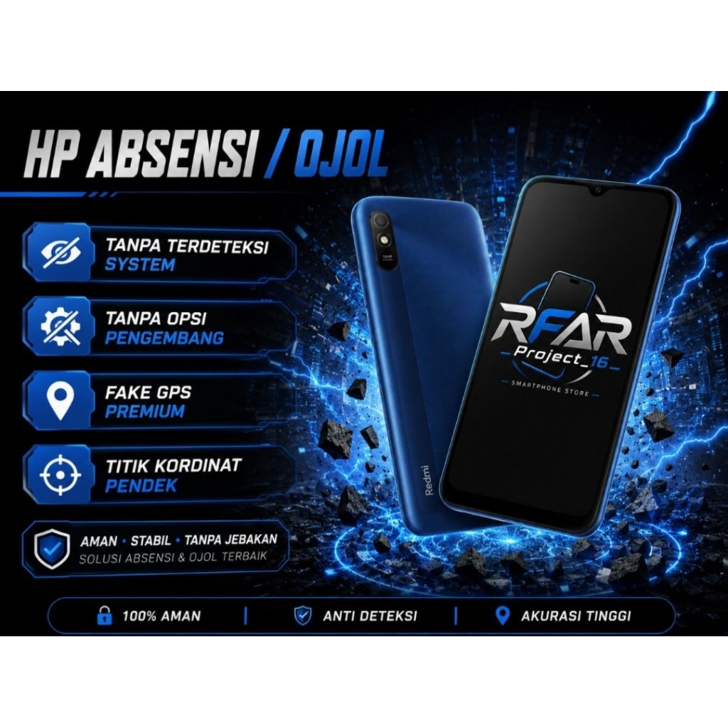 Hp Bypass Mock Ojol / Absensi Kantor Fake GPS