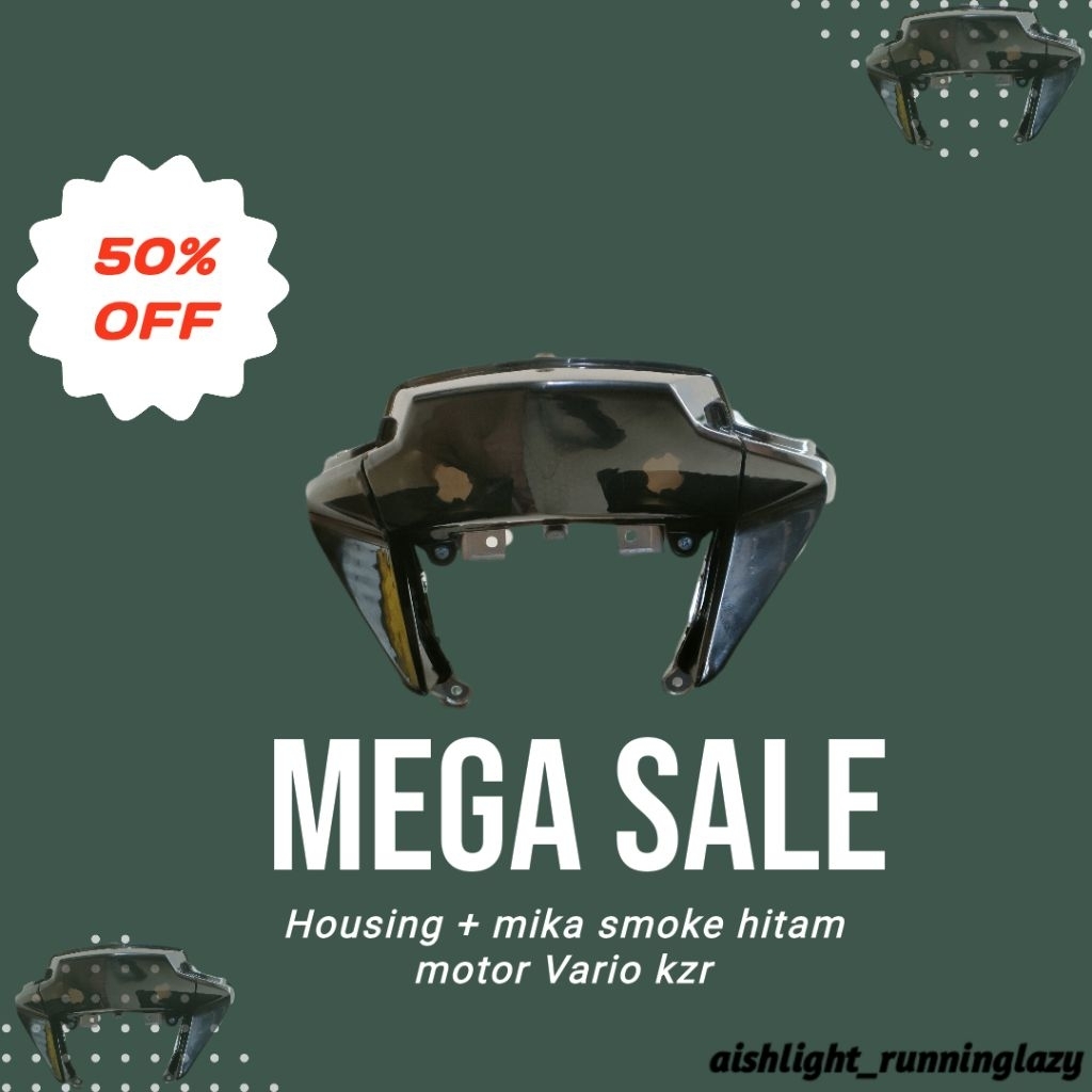 Reflektor plus mika smoke motor Vario 125 kzr || stoplamp Vario old 125 kzr mika smoke || housing pl