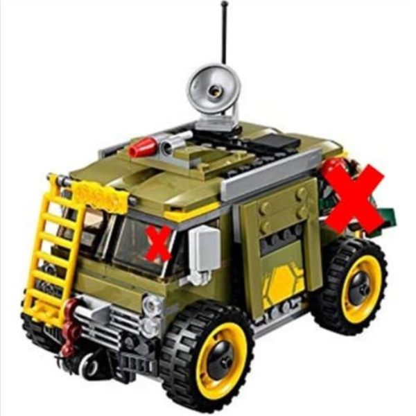 LEGO TMNT Van - partout 79115