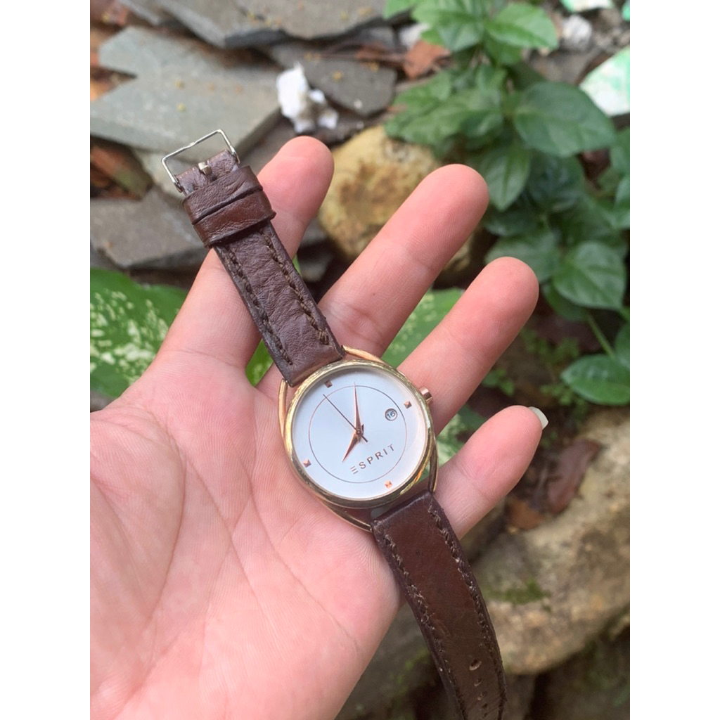 jam tangan Esprit strap kulit asi
