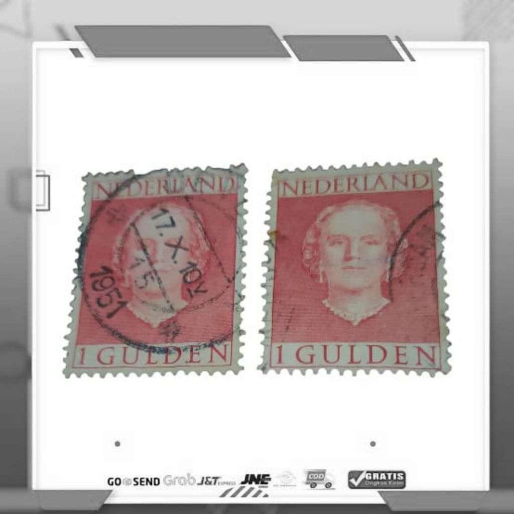 Prangko Perangko Queen Juliana 1 Gulden 1949 Used