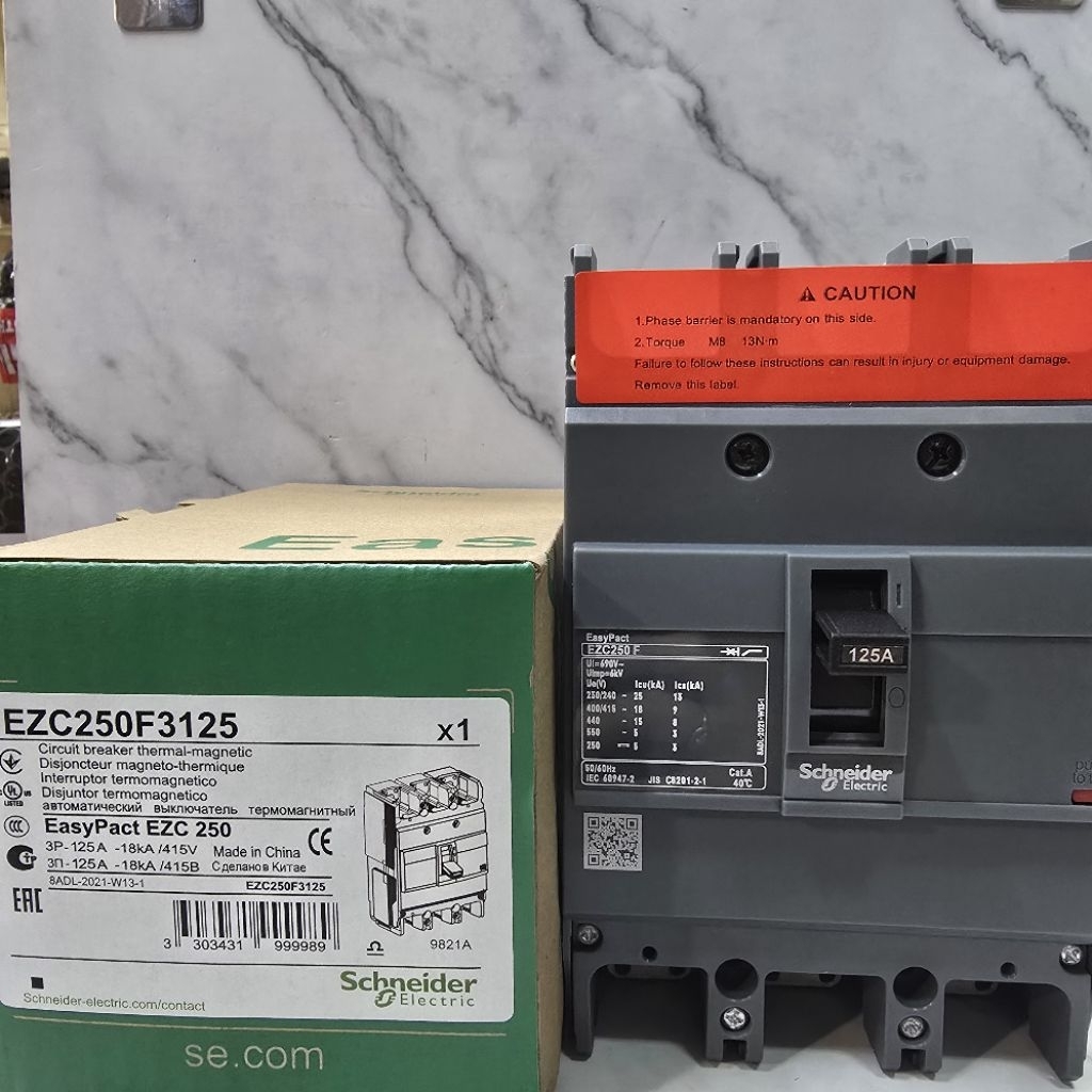 MCCB EZC250F 3P 125A 160A 200A 250A 18KA