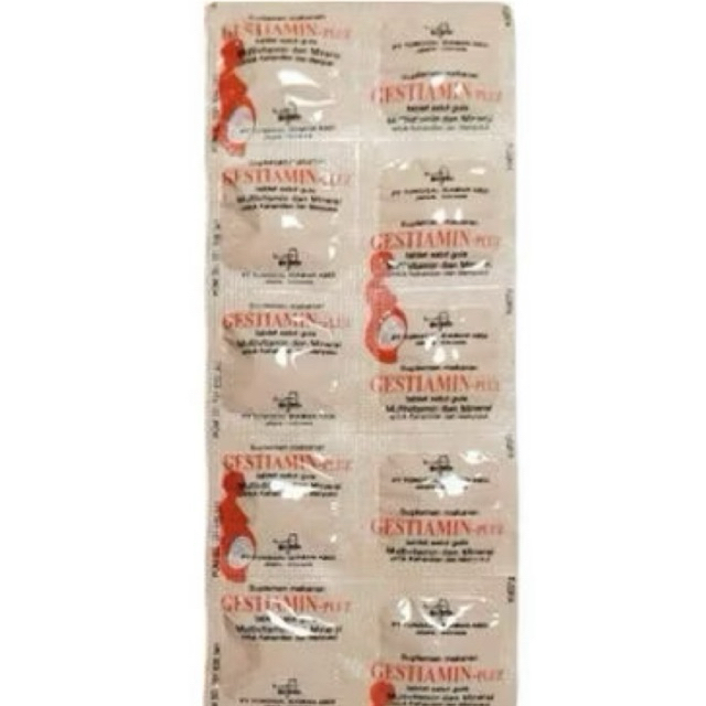 Gestiamin Pluz - Suplemen Ibu Hamil 10 Tablet