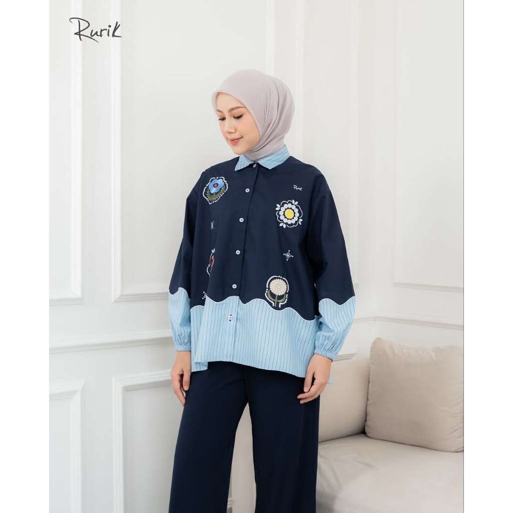Rurik Kemeja Risaka Terbaru. Risaka Embroidery Shirt Rurik. Rurik Mei Vol 1. Rurik Terbaru. Rurik Or