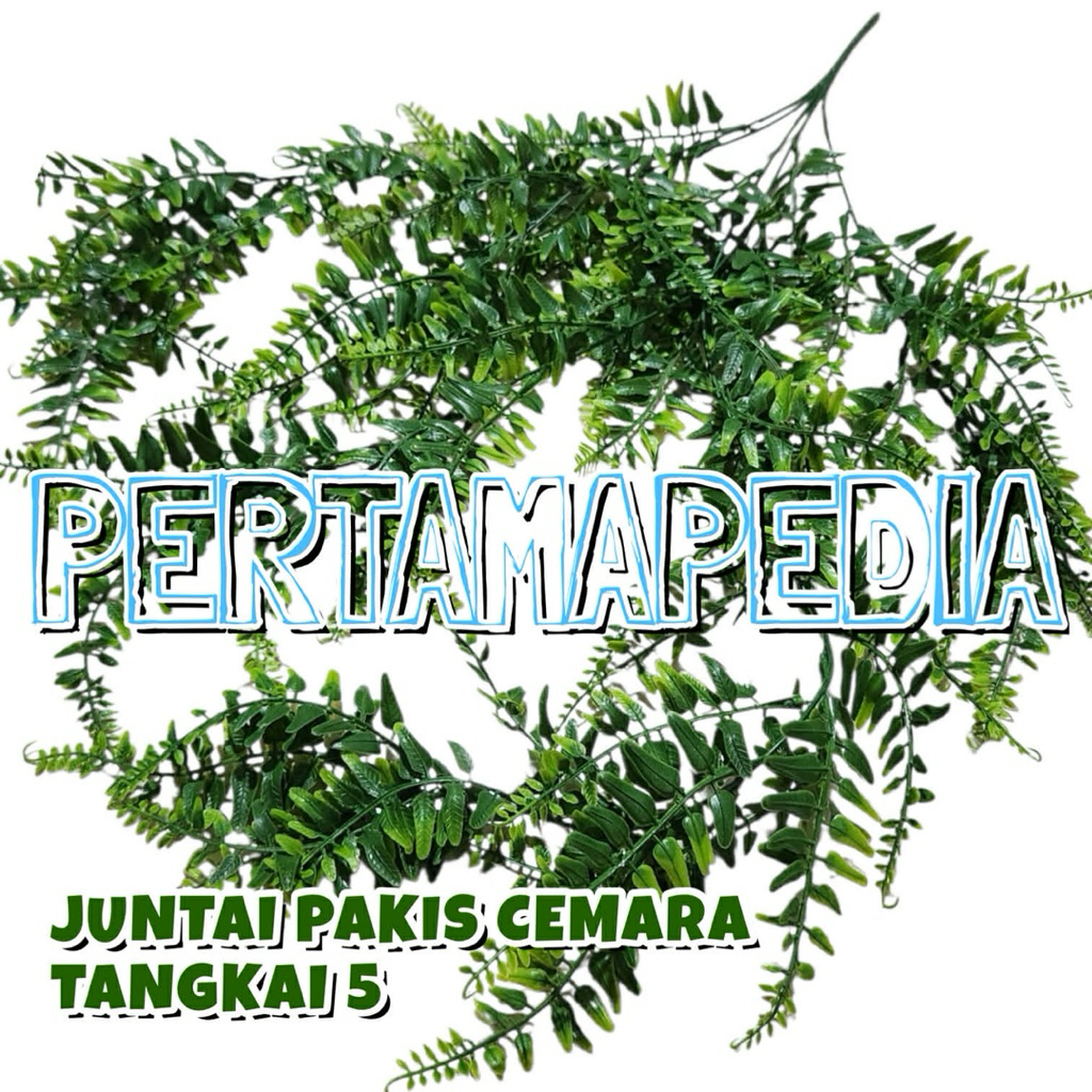 Juntai Bunga Pakis Cemara X5/ Juntai Bunga Dekorasi/ Juntai Bunga Hiasan Dekorasi/ Juntai BungaTanam